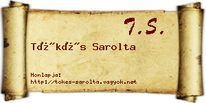 Tőkés Sarolta névjegykártya